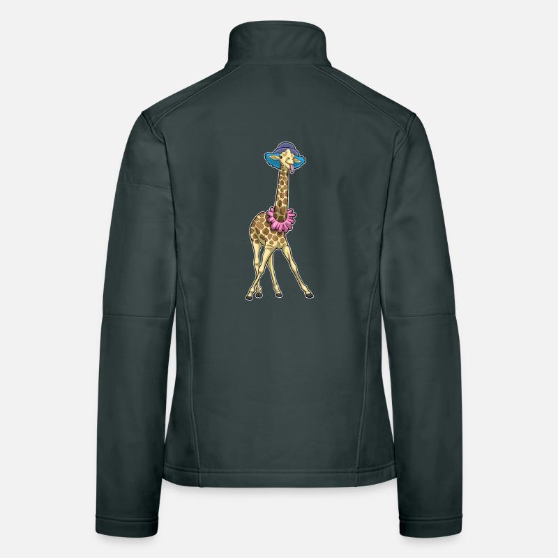 Giraffe Clown Women's Softshell Jacket