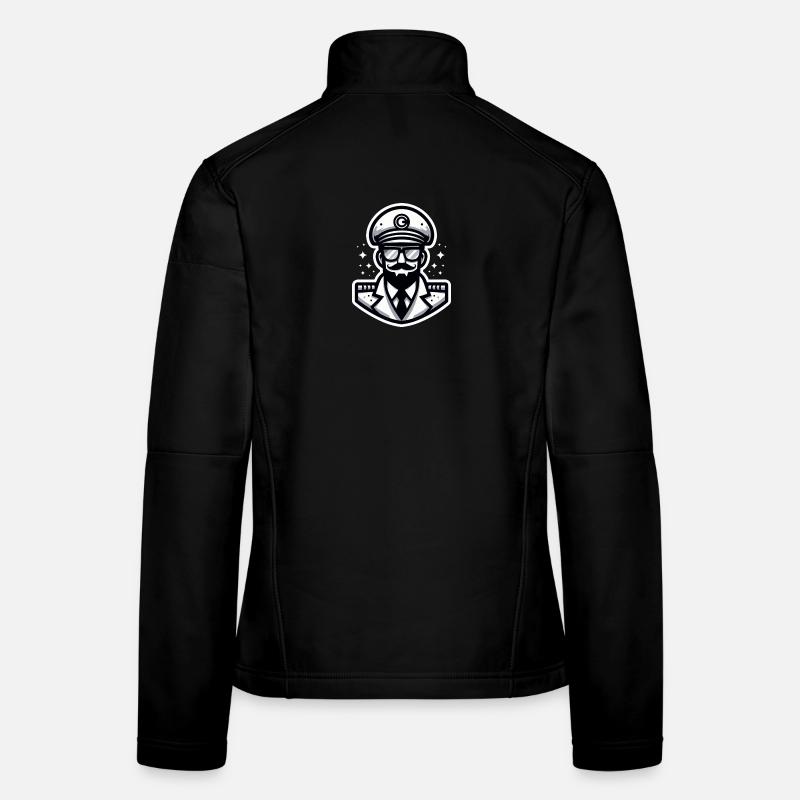 Capitaine White Veste en tissu softshell Femme