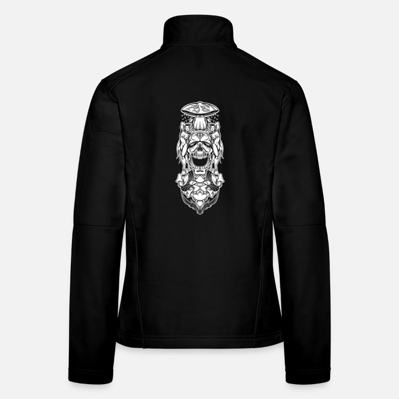 Champignon Veste en tissu softshell Femme