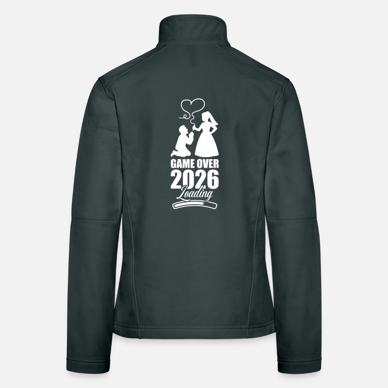 Fin du match : Mariage 2026 Veste en tissu softshell Femme