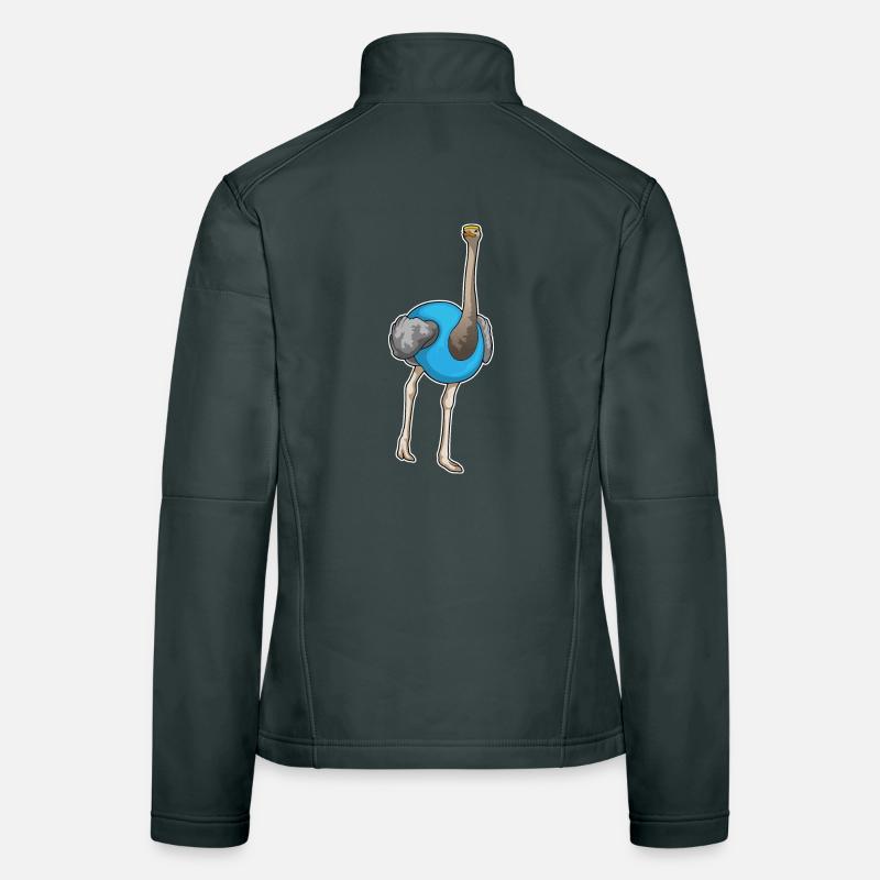 Athlétisme de jogging autruche Veste en tissu softshell Femme