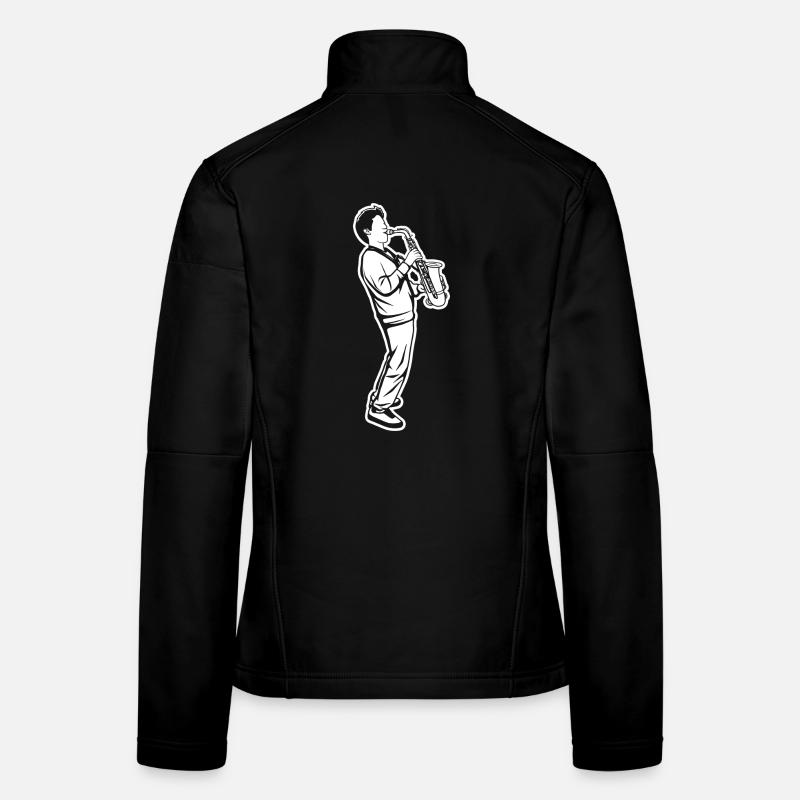 Saxophone Enfant Veste en tissu softshell Femme