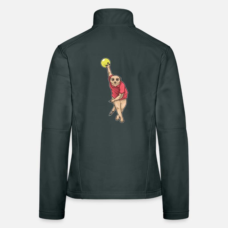 Suricate Bowling Boule de bowling Veste en tissu softshell Femme