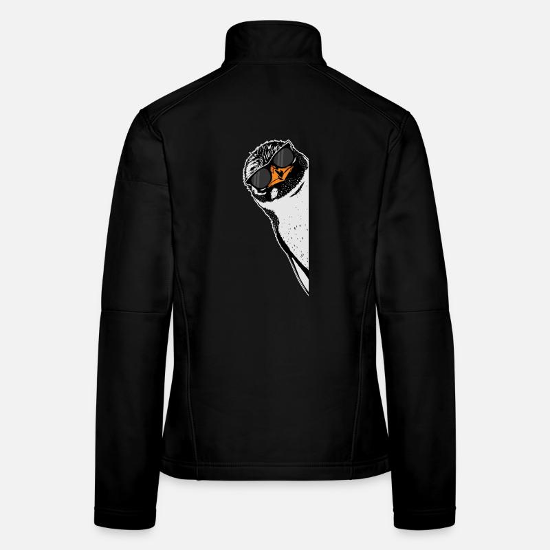 Penguin with sunglasses Women's Softshell Jacket
