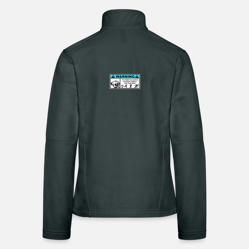 Danger Turbo Sticker Women's Softshell Jacket
