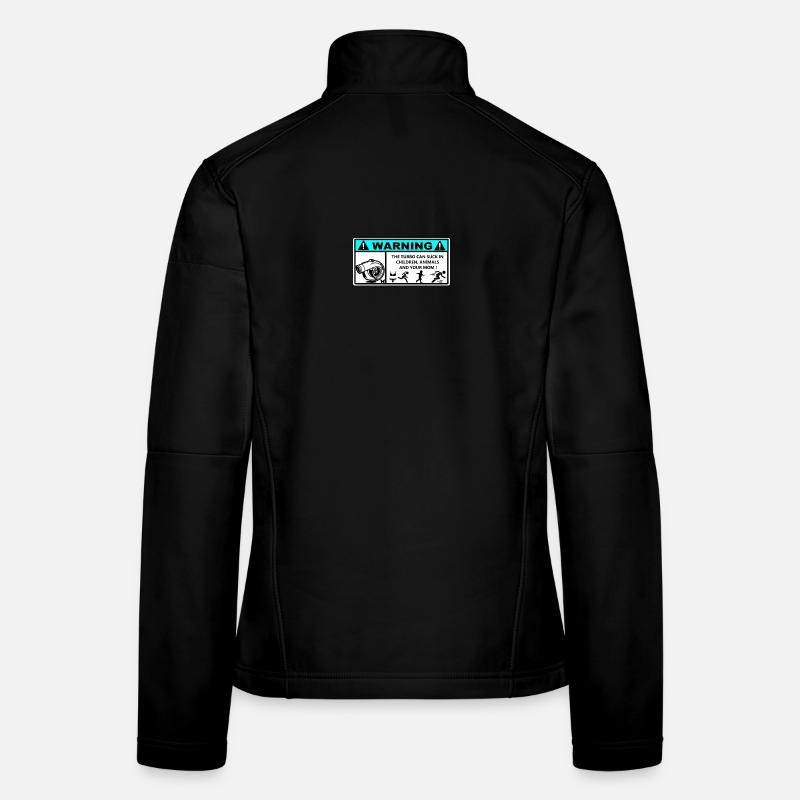 Autocollant Danger Turbo  Veste en tissu softshell Femme