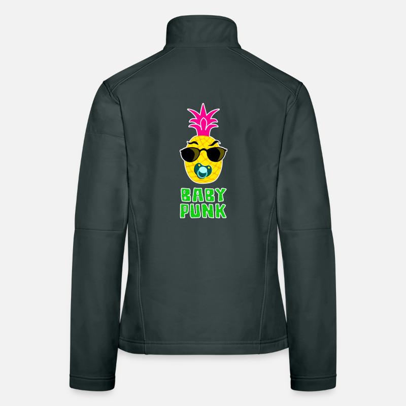 Bébé Punk Ananas cool Veste en tissu softshell Femme