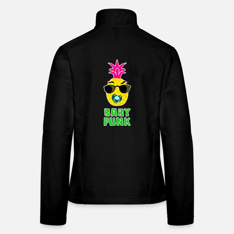 Baby Punk Ananas cool Frauen Softshelljacke