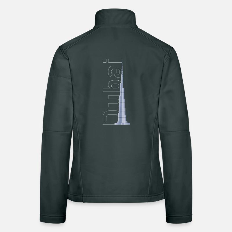 Dubai Skyline – Burj Khalifa Women's Softshell Jacket