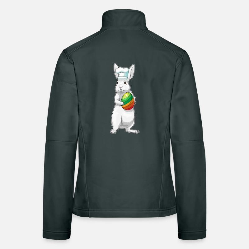 Bunny Easter Cooking Women's Softshell Jacket