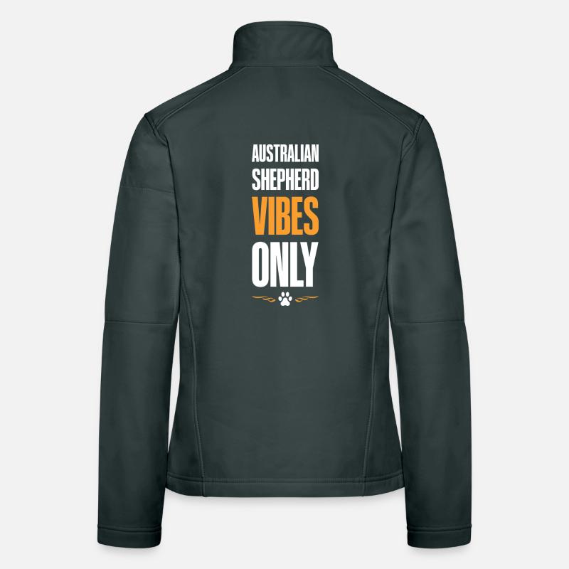 Australian Shepherd Vibes Women's Softshell Jacket