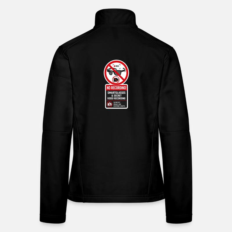 No Smart Glasses Women's Softshell Jacket