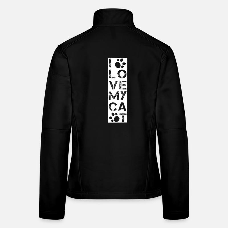 I Love My Cat, Tier Tatzen, Besitzer Frauen Softshelljacke