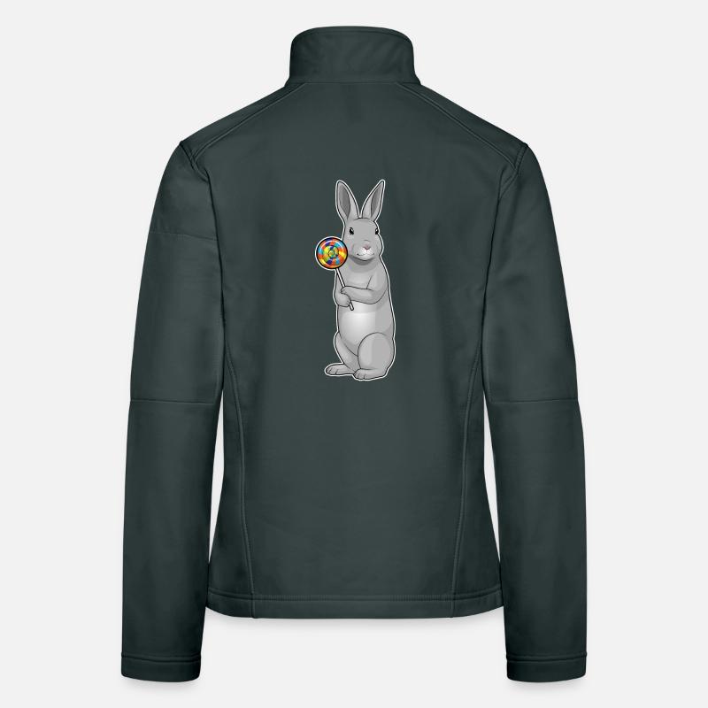 Rabbit lollipop Women's Softshell Jacket