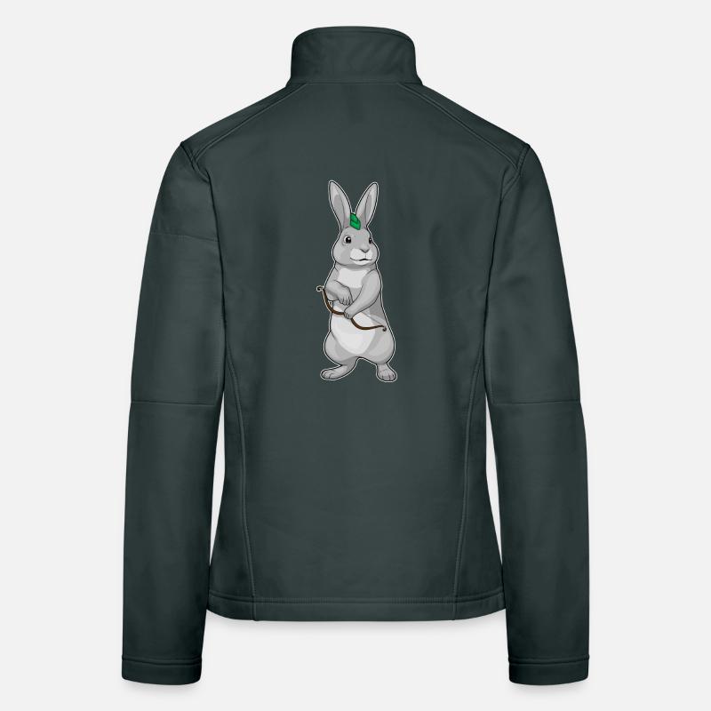 Hase Bogenschütze Bogen Frauen Softshelljacke