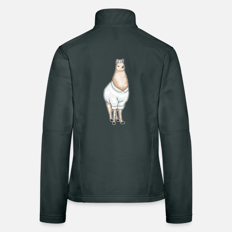 Infirmière Lama Veste en tissu softshell Femme