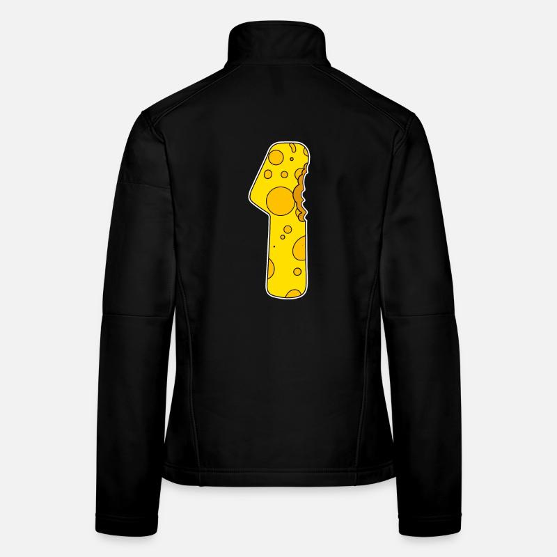 Zahl 1 - Eins - Gewinner - Erster -Sieger Frauen Softshelljacke