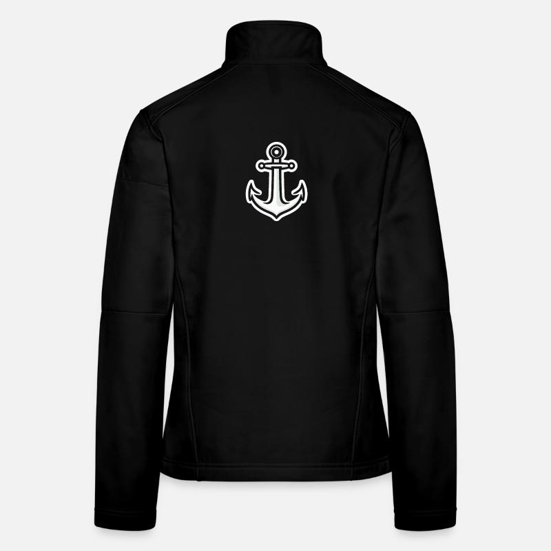 Anker Sticker einfach Frauen Softshelljacke