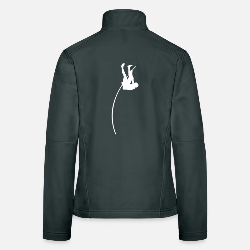 saut à la perche Veste en tissu softshell Femme