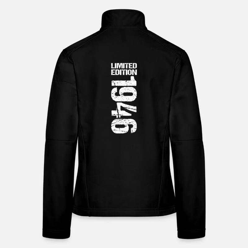 80th Birthday Born in 1946 Women's Softshell Jacket