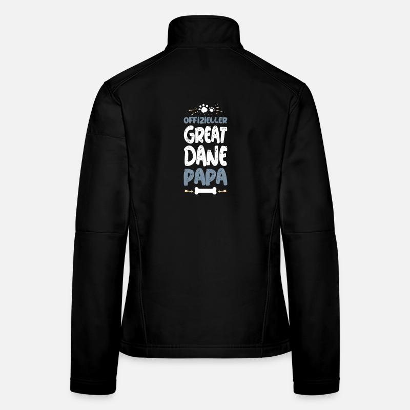 Officiel Papa Dogue Veste en tissu softshell Femme