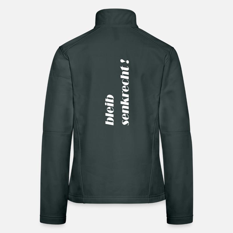 Restez debout ! Déclaration claire, regarde Veste en tissu softshell Femme
