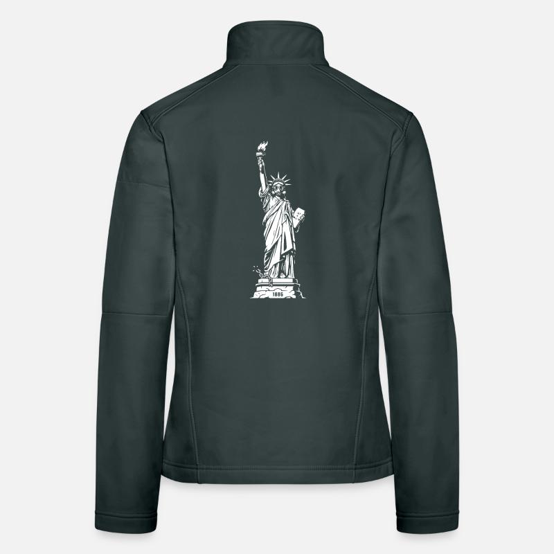 Liberty Silhouette : Torche & Tablette Veste en tissu softshell Femme