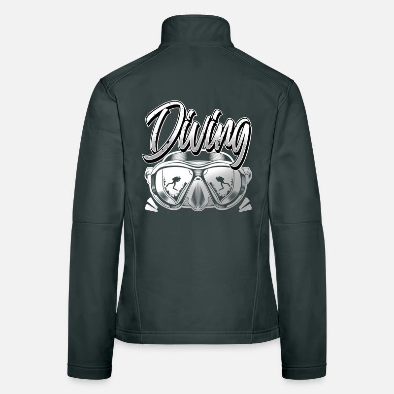 Diving Divers Women's Softshell Jacket