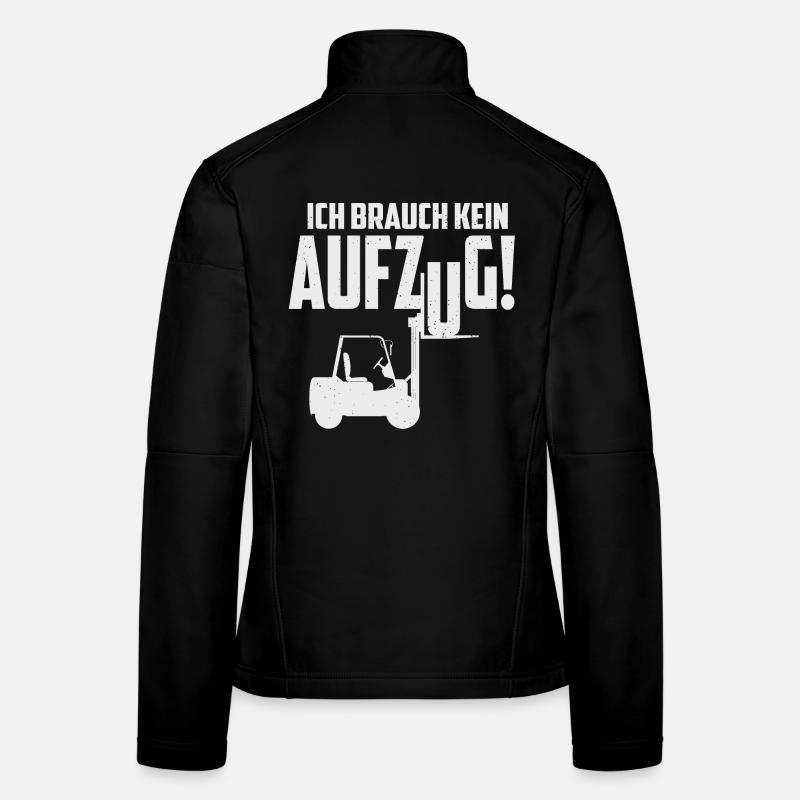 Gabelstapler Führerschein Frauen Softshelljacke