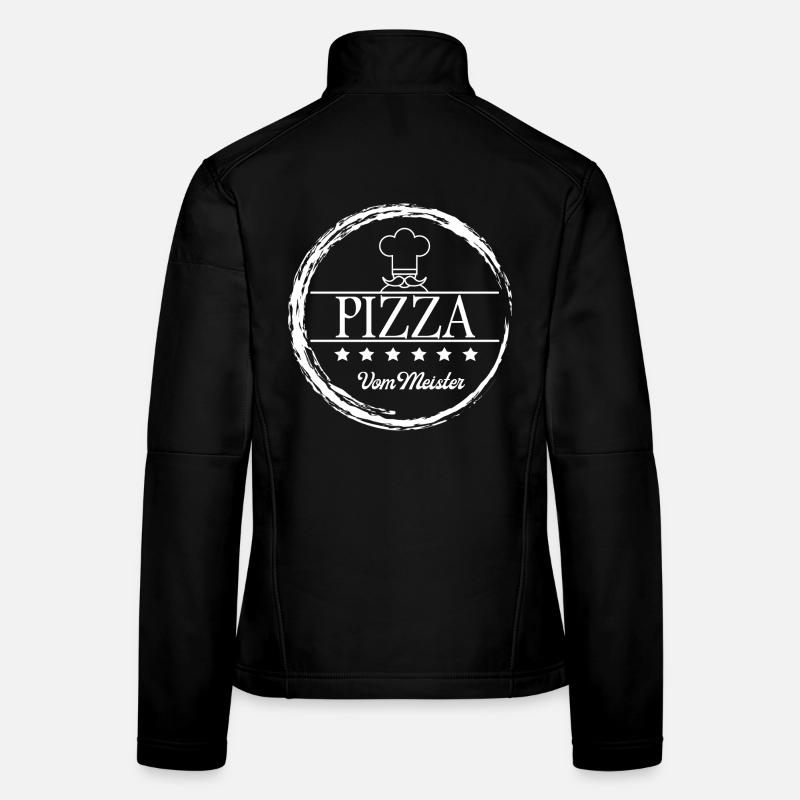 Pizza, Pizzabäcker, Meister - Frauen Softshelljacke - Schwarz