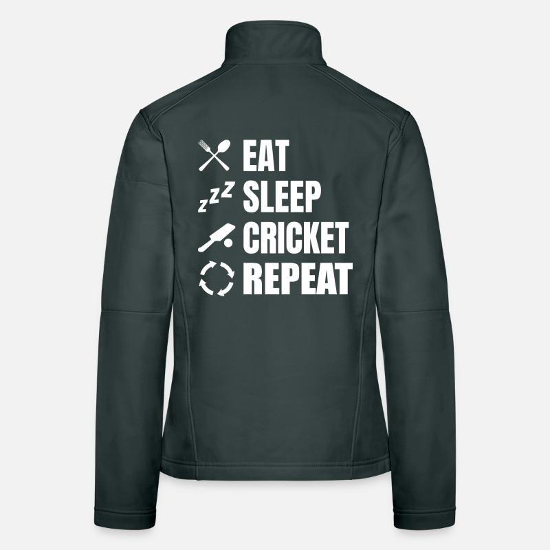 Cricket Player Daily Routine Women's Softshell Jacket