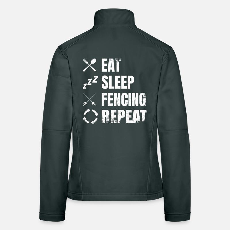 Fechten Tägliche Routine Frauen Softshelljacke