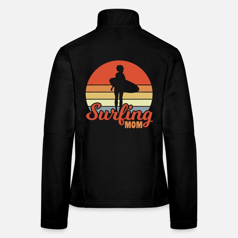 Maman surfeuse Veste en tissu softshell Femme