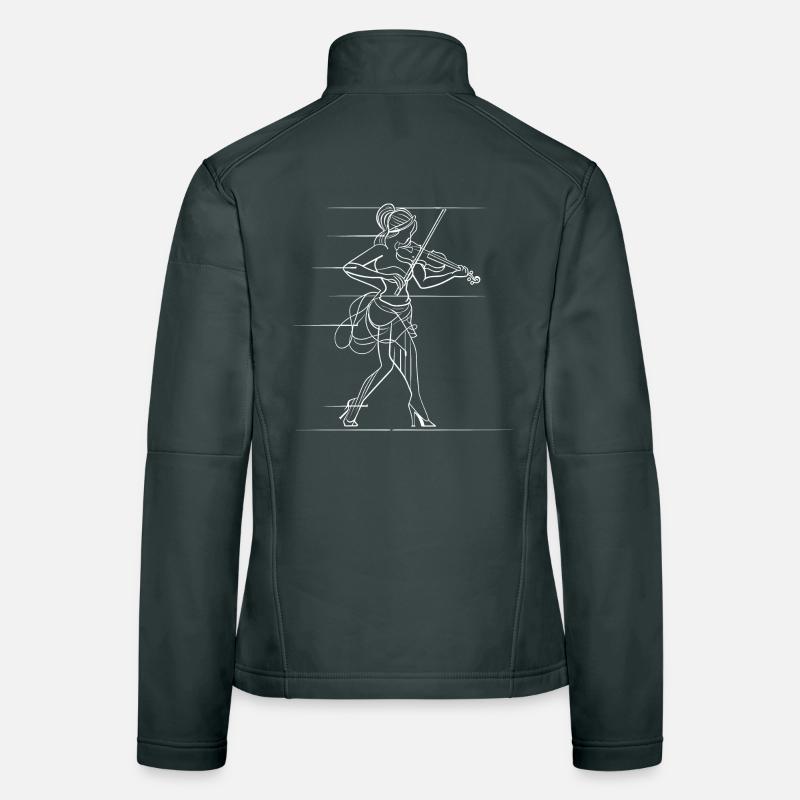 Violoniste Veste en tissu softshell Femme