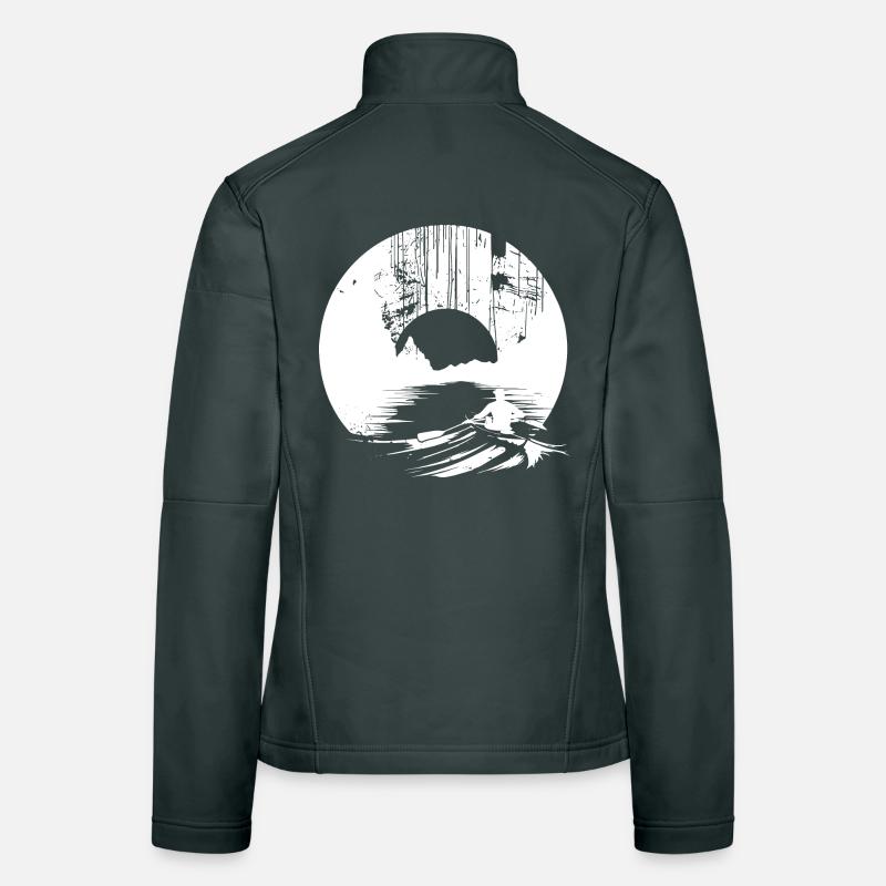 Rowing Drawing Women's Softshell Jacket