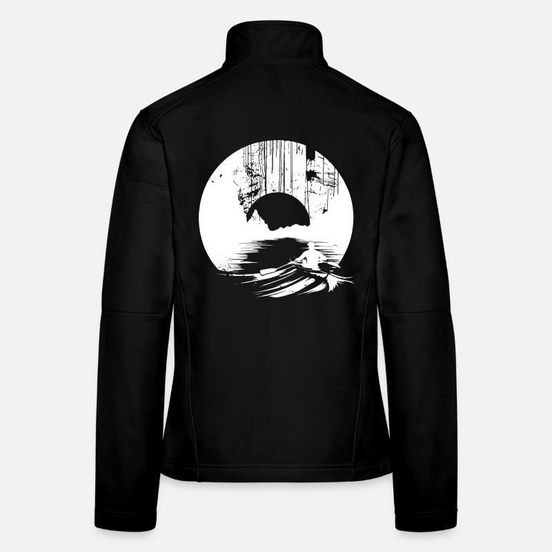 Dessin d’aviron Veste en tissu softshell Femme
