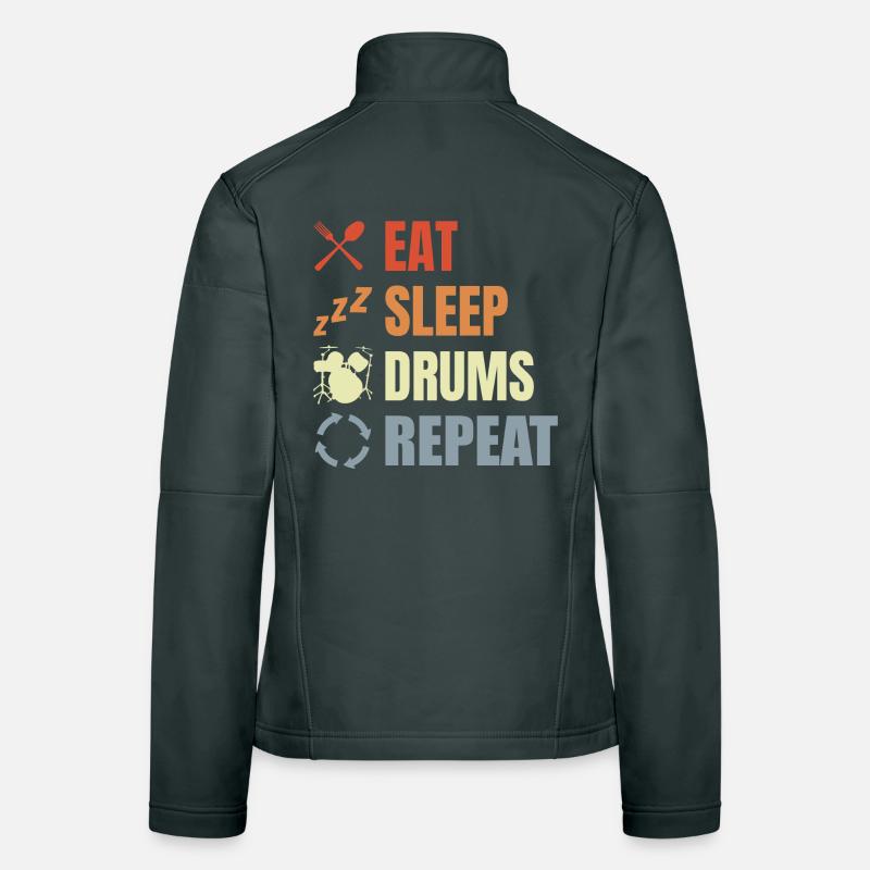 Schlagzeug Routine Frauen Softshelljacke