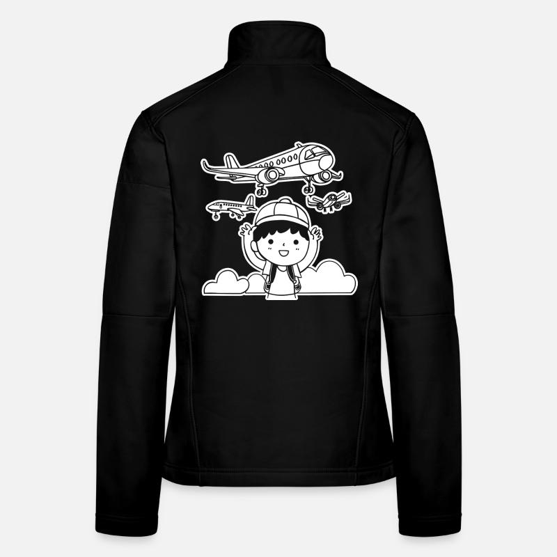Funny planes Women's Softshell Jacket