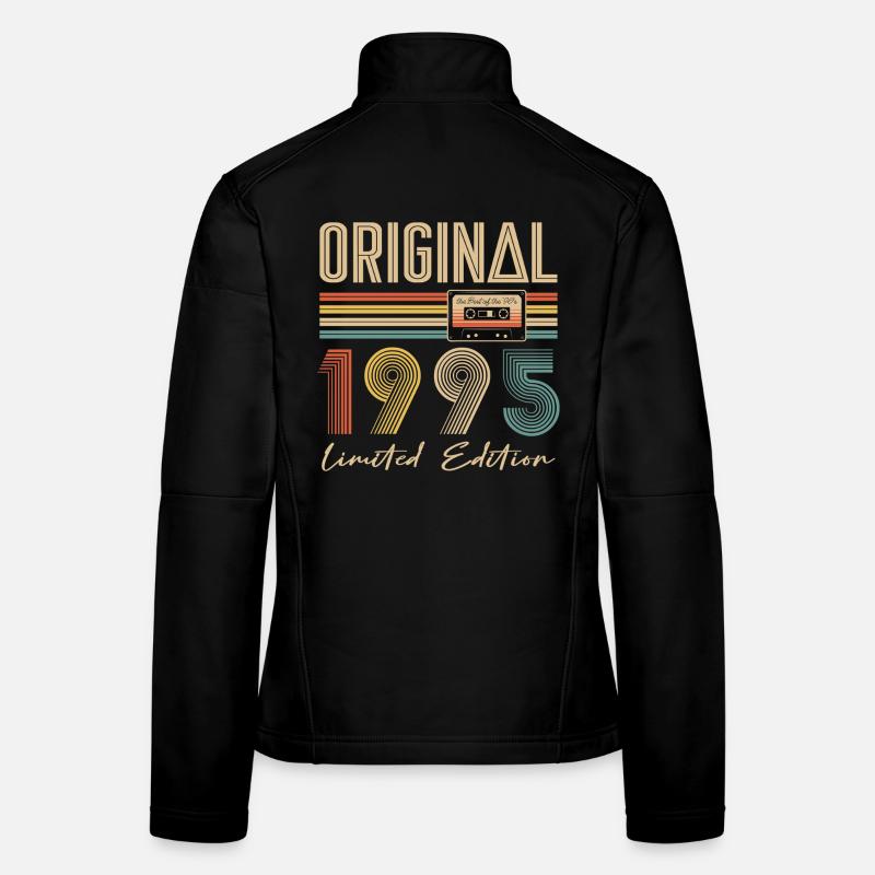 30e anniversaire 30 ans Original 1995 Veste en tissu softshell Femme