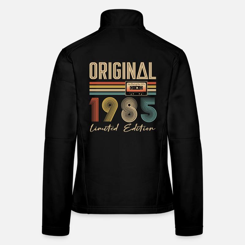 40e anniversaire 40 ans Original 1985 Veste en tissu softshell Femme