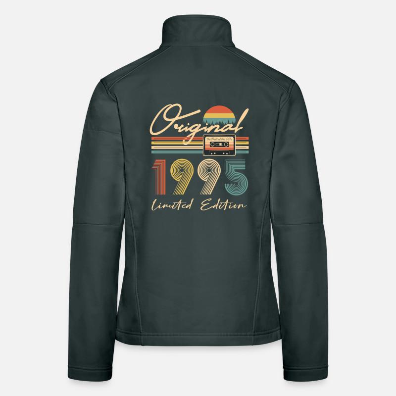 30th Birthday Original 1995 30 Years Old Gift Women's Softshell Jacket