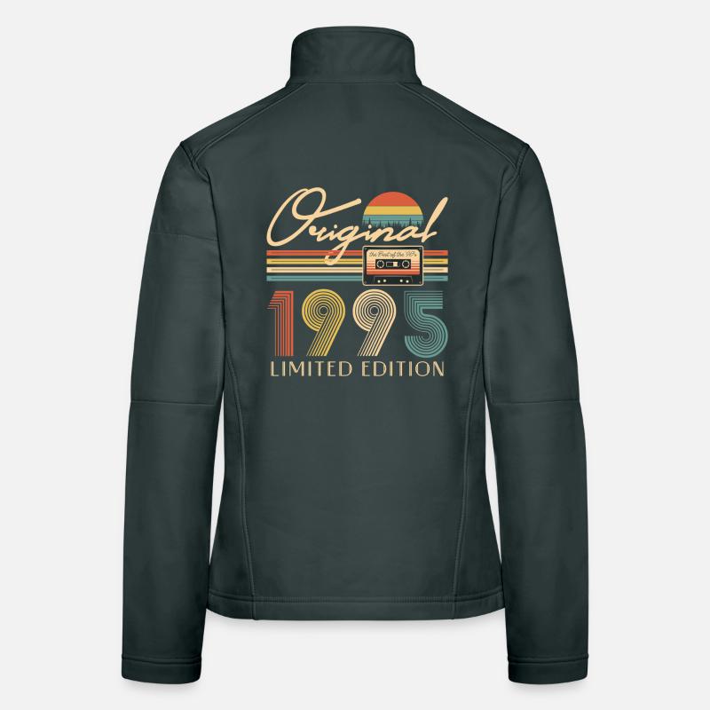 30e anniversaire Original 1995 30 ans Veste en tissu softshell Femme