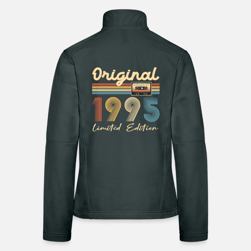 30e anniversaire 30 ans Original 1995 Veste en tissu softshell Femme