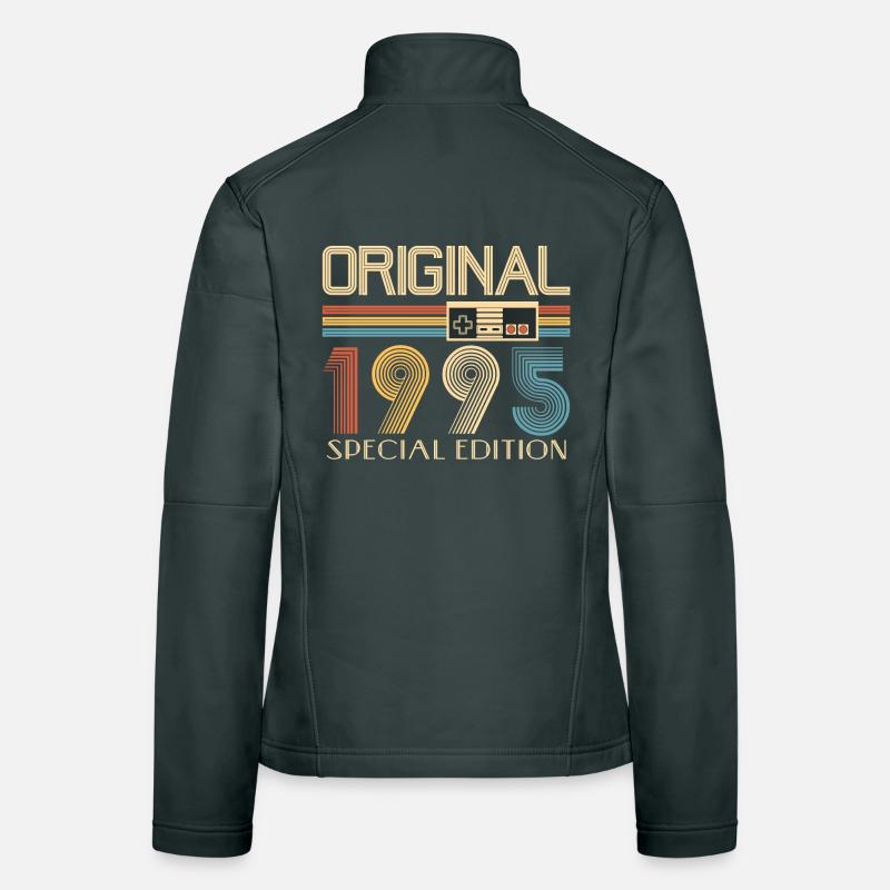30e anniversaire 30 ans Original 1995 Veste en tissu softshell Femme