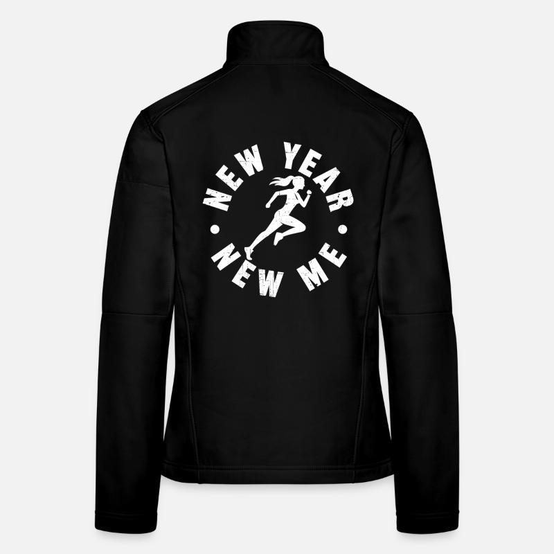 Neujahr Neues Ich Frauen Softshelljacke