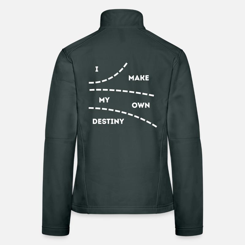 Eigenes Schicksal dunkle Farben Frauen Softshelljacke