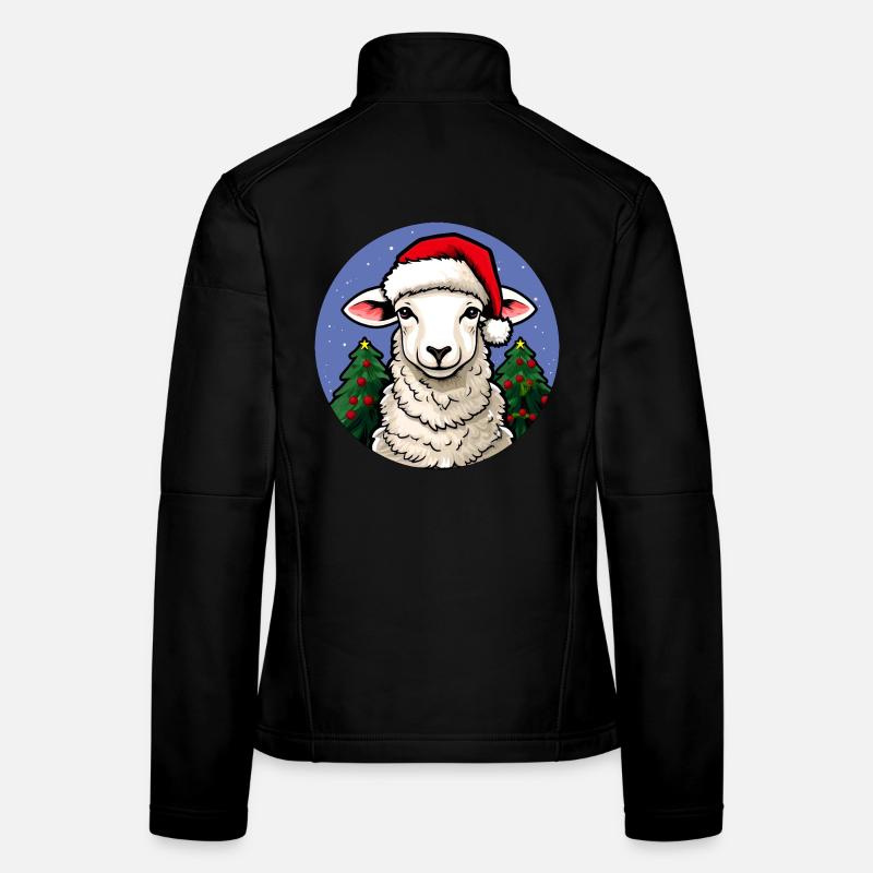 Sheep Christmas Women's Softshell Jacket