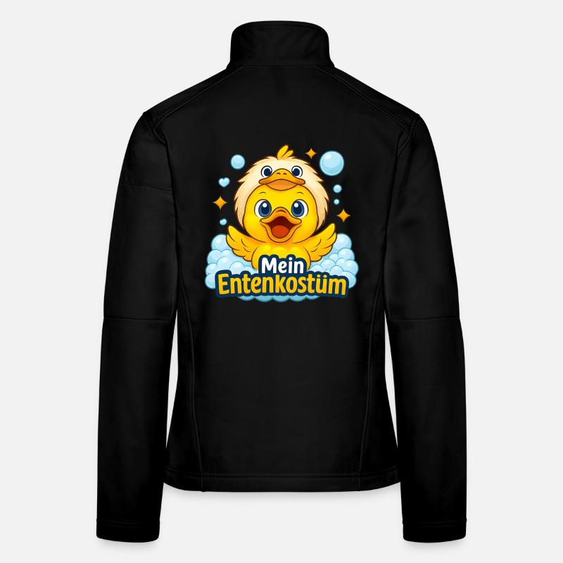 Mon costume de canard Carnaval drôle Canard Carnaval Veste en tissu softshell Femme