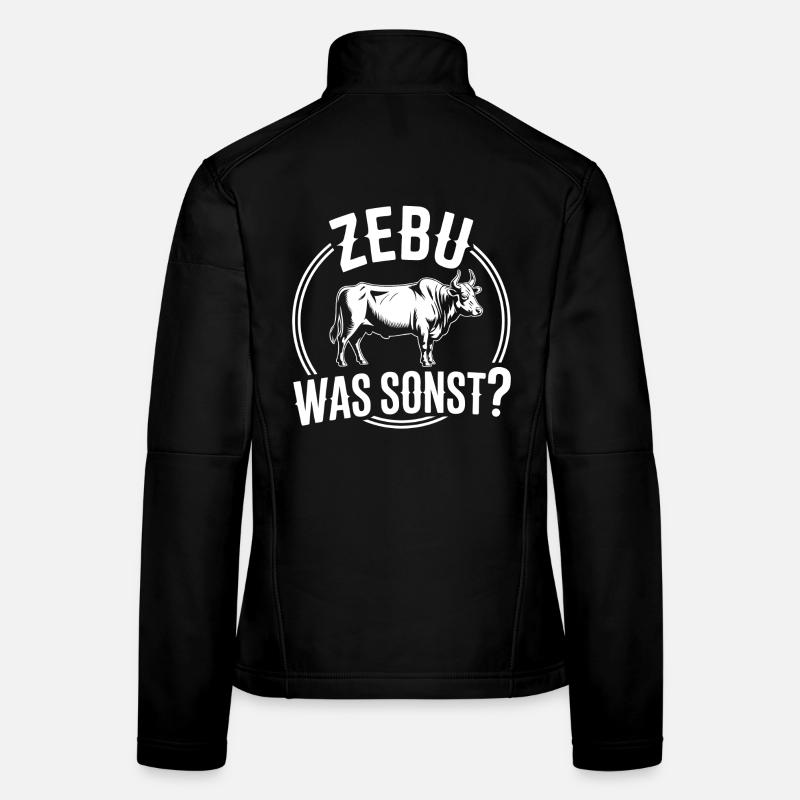 Zebu What Else Cow Humor Women's Softshell Jacket