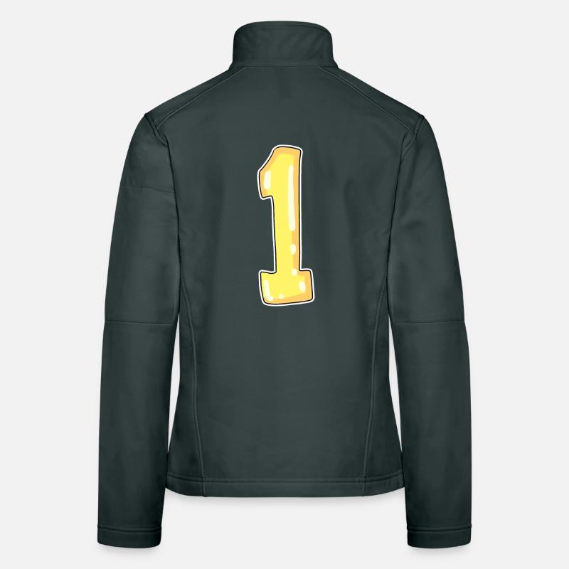 1 gelb Frauen Softshelljacke